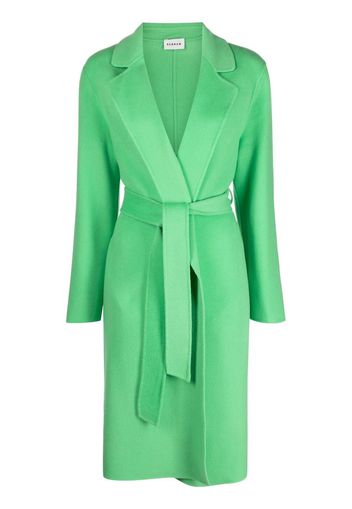 P.A.R.O.S.H. belted wrap coat - Green