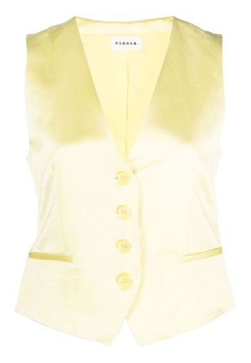 P.A.R.O.S.H. V-neck waistcoat - Yellow