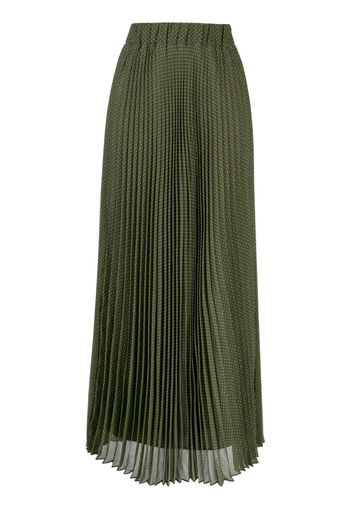 P.A.R.O.S.H. polka-dot pleated skirt - Green