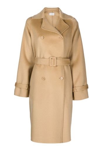 P.A.R.O.S.H. wool double-breasted coat - Neutrals