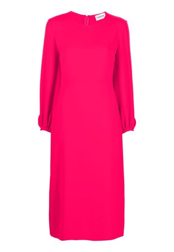 P.A.R.O.S.H. poet-sleeve midi dress - Pink