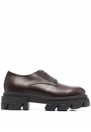P.A.R.O.S.H. lace-up chunky-sole shoes - Brown