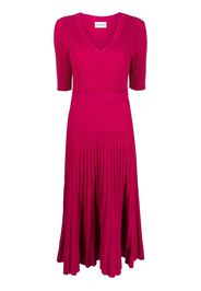 P.A.R.O.S.H. Abitro pleated midi dress - Pink