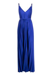 P.A.R.O.S.H. Palmer pleated maxi dress - Blue