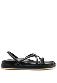 P.A.R.O.S.H. slingback leather sandals - Black