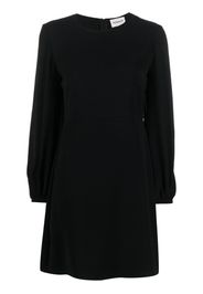 P.A.R.O.S.H. long-sleeved A-line mini dress - Black