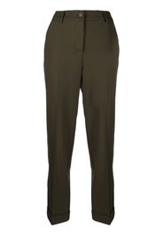 P.A.R.O.S.H. high-waisted tailored trousers - Green