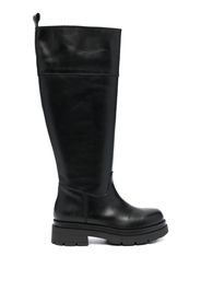 P.A.R.O.S.H. knee-high leather boots - Black