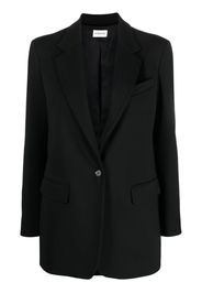 P.A.R.O.S.H. single-breasted virgin wool-blend blazer - Black