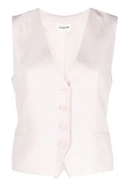 P.A.R.O.S.H. V-neck tailored waistcoat - Pink