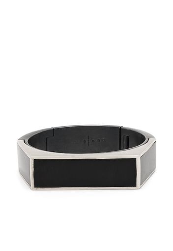 oversized two-tone bracelet