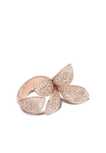 18kt rose gold Giardini Segreti diamond ring