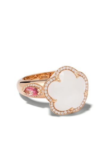 18kt rose gold diamond Bon Ton ring