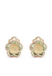 Pasquale Bruni 18kt rose gold Bon Ton diamond and prasiolite earrings - Pink
