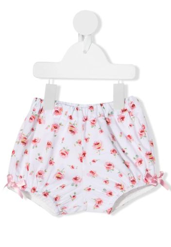 Patachou floral-print cotton bloomers - White