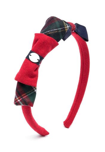 Patachou double-bow headband - Red