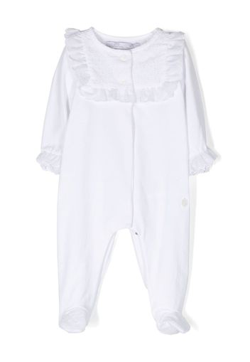 Patachou ruffled-detailing pyjamas - White