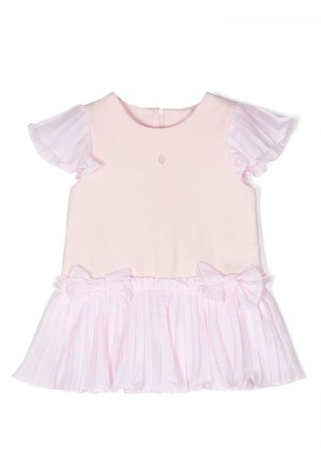 Patachou pleated voile dress - Pink