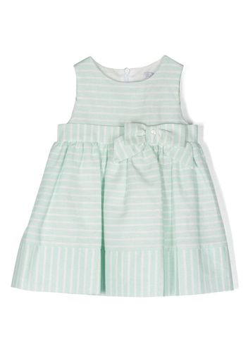 Patachou stripe-print sleeveless dress - Green