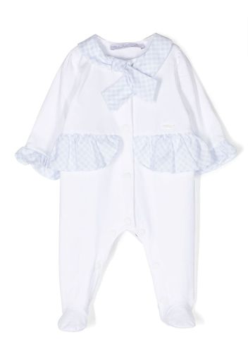 Patachou ruffled waist pyjamas - White