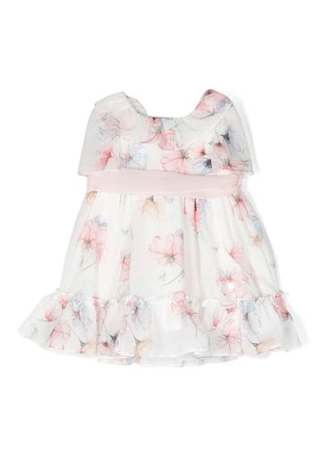 Patachou floral-print dress - White