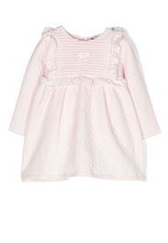 Patachou quilted bow-embellished dress - Pink