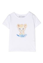 Patachou Baby Lion cotton T-shirt - White