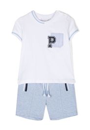 Patachou logo-patch two-piece set - White