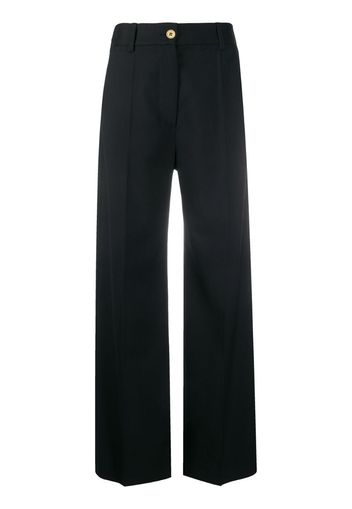 straight virgin wool trousers