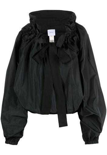 Patou ruffle-trimmed blouse - Black