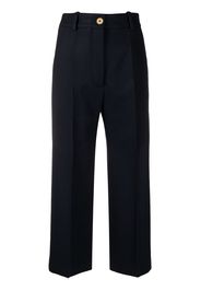 tailored cropped trousers