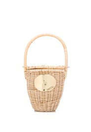 woven bucket bag