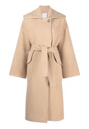 Patou Maxi single-breasted coat - Neutrals