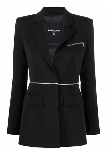 Patrizia Pepe multi-way zip jacket - Black