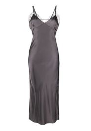 Patrizia Pepe V-neck sleeveless midi dress - Grey