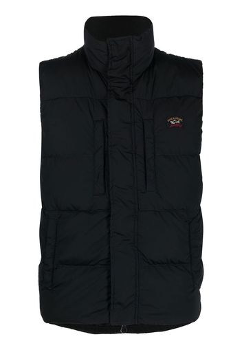 Paul & Shark logo-patch padded gilet - Blue