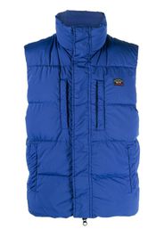 Paul & Shark logo-patch padded gilet - Blue