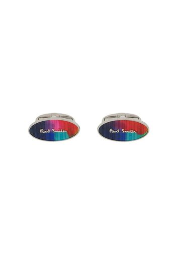 logo print cufflinks