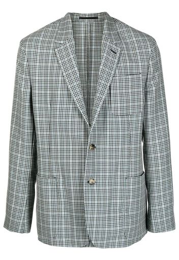 Paul Smith checked single-breasted blazer - Green