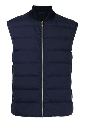 Paul Smith Hybrid down gilet - Blue