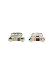 enamelled car cufflinks