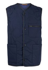 PAUL SMITH quilted recycled gilet - BLUE