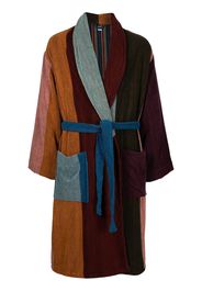 Paul Smith colour-block terrycloth robe - Purple