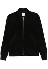 Paul Smith suede bomber jacket - Black