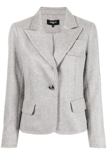 Paule Ka single-breasted blazer - Grey