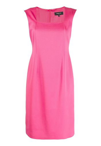 Paule Ka square-neck sleeveless dress - Pink