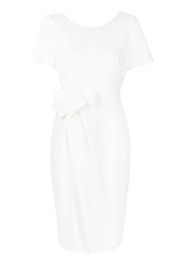 Paule Ka short-sleeve pencil dress - White