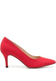 Paule Ka Ottoman 75mm leather pumps - Red