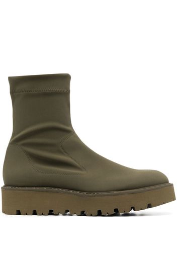 Pedro Garcia ankle ridged-sole boots - Green