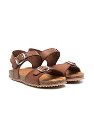 Pèpè Joyce double-buckle sandals - Brown